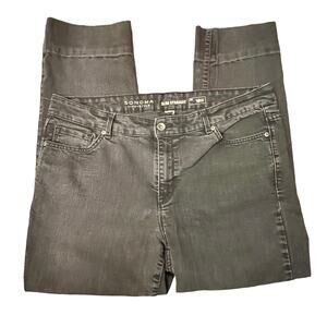 Z DRAFT - Sonoma Life & Style Black Slim Straight Jeans Size 16W